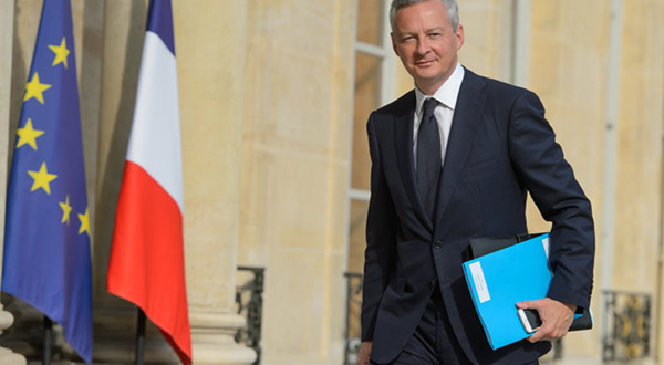 France's economy minister Bruno Le Maire